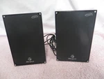 Vtg Targus Nxt Flat Panel Computer Speakers - 3" 4.75" AEM0805CA. Fixed Price $19.99.