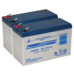 Power-sonic 12V, 7AH, Agm, F2 Terminal Replaces Ion Block Rocker IPA76C Pack. Fixed Price $43.99.