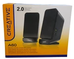 Creative A60 2.0 Desktop Stereo Speaker System Black - Free Shipping. Fixed Price $34.99.