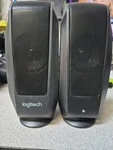 Logitech S-120 2.0 Desk Top Speakers Black Tested And Working. Fixed Price $11.00.