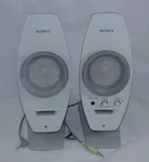 Sony Vaio Wired Computer Left & Right Speakers PCVA-SP4 Working No Power Adapter. Fixed Price $19.99.