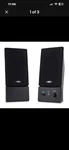 Cyber Acoustics CA-2016 2.0 Speaker System Black. Fixed Price $14.99.