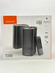 Creative T100 2.0 Compact Hi-fi Speakers Up 80W Power With Bluetooth New. Fixed Price $89.97.