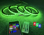 Jhb Pack (4) 6.5"REMOTE+APP Rgb Colors Led Ring Light For Car Subs Loud Speakers. Fixed Price $94.00.