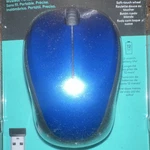 Logitech M317 Wireless Optical Mouse Blue Soft-touch Scroll Wheel Usb 910-002901. Fixed Price $29.00.