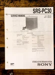 Sony SRS-PC30 Speaker Service Manual *original*. Fixed Price $14.97.