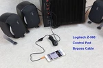 Wired Remote Bypass Cable With Volume Control For Logitech Speaker. Fixed Price $11.99.