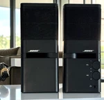 Bose Mediamate Computer Speaker Pair Desktop Pc Audio Black Tested. Fixed Price $28.41.