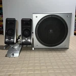 Logitech Z3 (S-0085A) Wood Grain Desktop Speakers W/ Wired Remote & Sub Working!. Fixed Price $50.00.