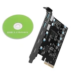5-PORT Deaktop Expansion Card 20GDPS 2*USB-A 3*USB-C For Linux Win 7/8/10. Fixed Price $43.19.