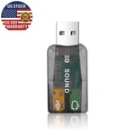 Usb Sound Card External Mini To 3.5MM Interface Stereo Audio Adap. Fixed Price $10.74.