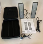 Altec Lansing XT1 Portable Speaker Gray Complete With Original Booklet- Tested. Fixed Price $18.00.