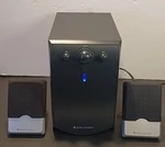 Altec Lansing 121I Powered Computer Speakers & Subwoofer Audio System Tested -z. Fixed Price $54.77.