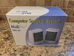 New!! Midipro MD-45 Computer Speaker System For Cassette Cd Player. Fixed Price $24.90.
