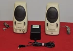Vintage Sony SRS-PC45 Powered Computer Speakers Ac Adapter Bass Boost Tested. Fixed Price $49.99.