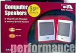 Cyber Acoustics Computer Speakers Magnetic Shield Ca 2.2 New In Box. Fixed Price $23.99.
