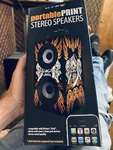 Hype Portable Print Stereo Speakers Black Skulls Compatible With Iphone Ipod. Fixed Price $19.88.