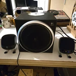 Logitech Z-340 Computer Subwoofer And Speaker System + Sony HCD-EP313. Fixed Price $79.97.