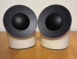 Lacie Bobourg By Neil Poulton White Usb-powered Portable Satellite Speakers. Fixed Price $8.00.