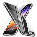 For Iphone SE/XR/8 PLUS/7/ Xs MAX/6S/CASE Cover Shockproof +tempered Glass. Fixed Price $9.99.