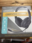 New Slide Computer Gaming Headset Mic Adapter Comfort Air Cushion Audio Media. Fixed Price $39.99.