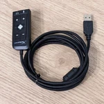 Hyperx Usb Sound Card Adapter 7.1 Surround For Cloud Ii /core 3.5MM Headsets Dac. Fixed Price $25.63.