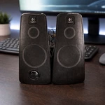 Logitech Z520 2.0 Pc Computer Laptop Speaker System Black - Tested & Working. Fixed Price $36.00.
