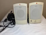 Appledesign Powered Speakers Ii Macintosh 1993 W/ Adapter Tested!. Fixed Price $69.95.