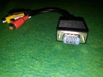 Vga 2 D-sub 15-PIN To Composite Audio S-video Adapter Cable. Fixed Price $9.49.