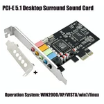 Pcie X1 Sound Card 5.1CH CMI8738 Chipset W/low Profile Bracket Us Stock. Fixed Price $18.90.