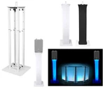 (1) Rockville White Adjustable Totem Speaker Stand For Samson XP112A. Fixed Price $199.95.