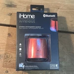 Ihome Bluetooth Rechargeable Portable Speaker IBT69RX Red Aux Usb. Fixed Price $14.99.