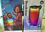 Brookstone Glow Water Resistant Wireless Bluetooth Led Speaker. Fixed Price $27.50.
