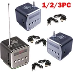 1/2/3X Portable Mini Speaker Music Player Fm Radio Sd Tf Usb MP3 Bluetooth. Fixed Price $12.05.
