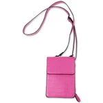 Inc International Concepts Crossbody Bag Hot Pink Phone Holder Croc Embossed. Fixed Price $6.99.