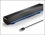 Nib Marboo Upgraded Usb Powered Computer Speaker With Lighting Control -black. Fixed Price $23.75.