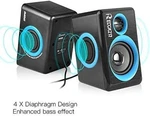 Reccazr SP2040 Usb-powered Multimedia Speaker 2.0 Stereo Surround Sound Effect. Fixed Price $30.00.