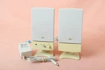 Cyber Acoustics CA-2022 Amplified Desktop Speakers With Power Supply. Fixed Price $9.00.