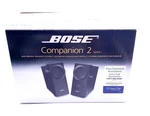Bose Companion 2.0 Computer Speakers In Box Great Condition. Fixed Price $75.00.