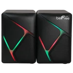 Speakers Dual Compact Led Gaming Befree Sound Colorful Lights. Fixed Price $39.99.