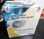 Axis C3003-E Network Horn Speaker Poe Surveillance Audio New Factory Sealed. Fixed Price $399.99.