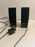 Insignia 2.0 Channel Wired Powered Computer Speakers Black 3.5MM Jack. Fixed Price $8.00.