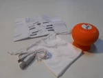 Spectech T260 Gecko Bluetooth Wireless Speaker Fluorescent Orange Suction Base. Fixed Price $29.99.