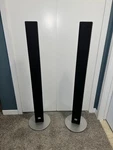 Set Of Sony SS-TS21 Floorstanding Tower Speakers Left & Right 4OHM Gray #U2230. Fixed Price $125.00.