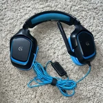 Logitech G430 Black/blue Over The Ear Gaming Headset Wired. Fixed Price $24.99.
