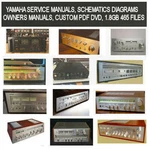 Yamaha Service Schematics, Owners Manuals, Computer Dvd. Fixed Price $12.97.