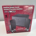 Cyber Acoustics Amplified Speaker System 3006 14 Watts. Fixed Price $49.99.
