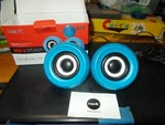 Havit USB2.0 Desktop Blue Speakers HV-SK486. Fixed Price $9.00.