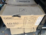 Qsc AD-S52 Surface Loudspeakers X2 Black W/ Mounting Hardware. Fixed Price $150.00.
