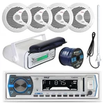 PLMRB29W Bluetooth Usb Radio, Antenna, Housing, 6.5"150W Speakers And Wire. Fixed Price $176.99.
